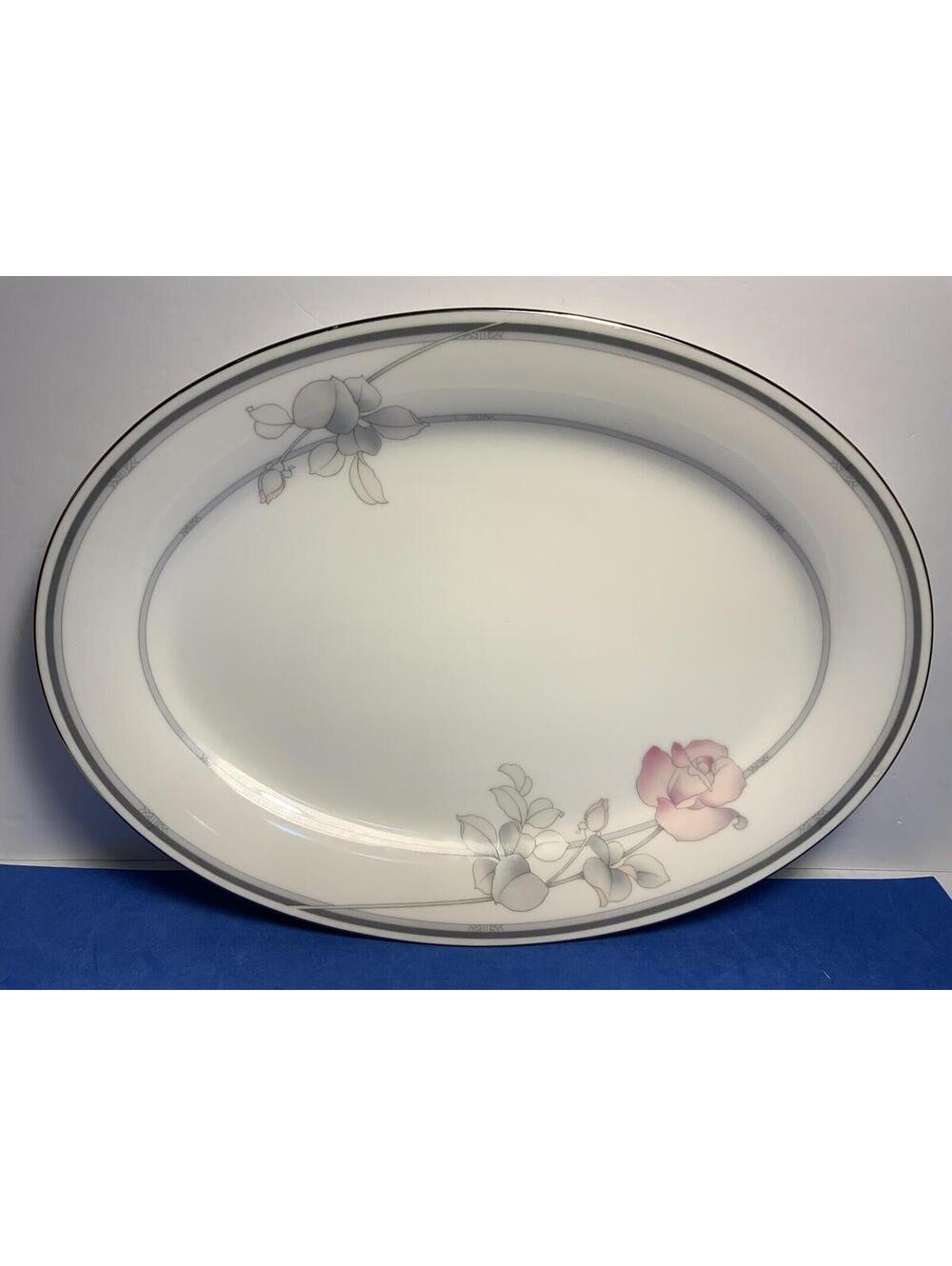 Noritake Moonlight Rose Platter 14”X10” New